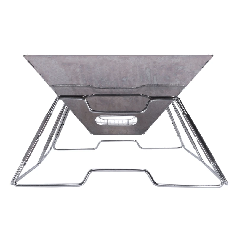 Нержавеющая сталь открытый уголь барбекю гриль стойка складной принадлежности