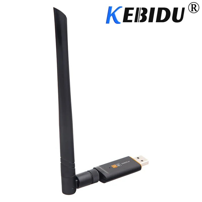 Kebidu 1200 Мбит/с приемник сетевой карты USB 3,0 с антенной беспроводной Wifi адаптер двухдиапазонный для настольного ноутбука 802.11ac стандарт