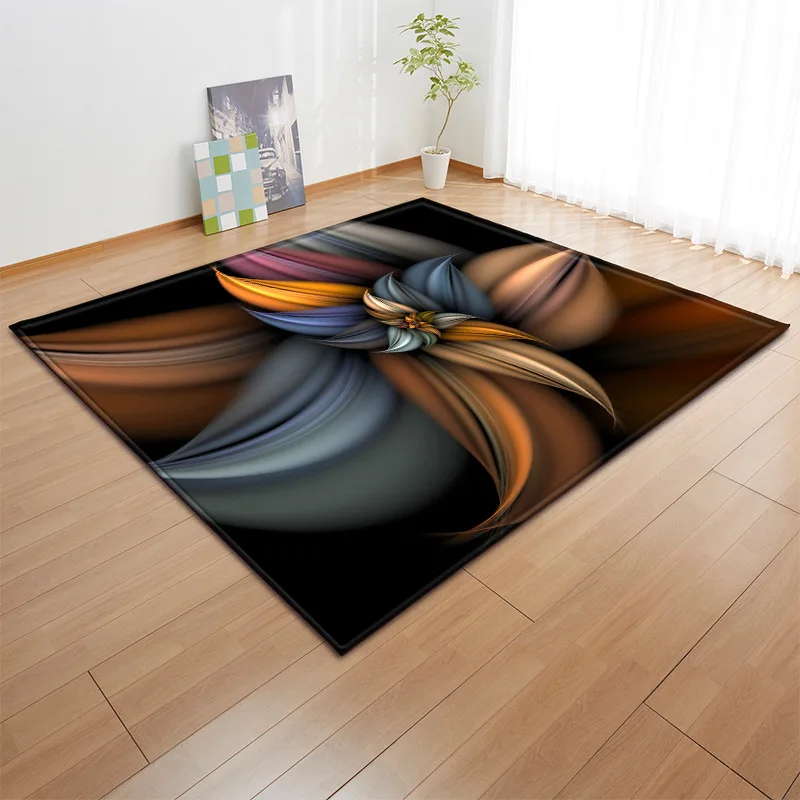 

Living Room Carpet Bedroom Floor Mat Graphic Customization Colorful 3D Non-Slip Door Mat carpets for living room