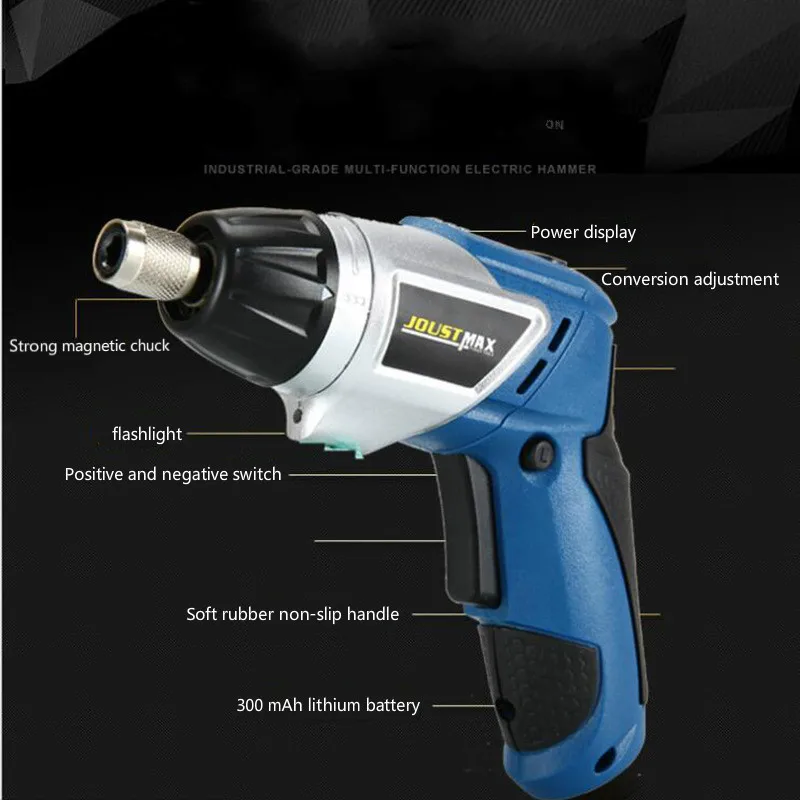 Перезаряжаемая электрическая отвертка американский стандарт дрель литиевая