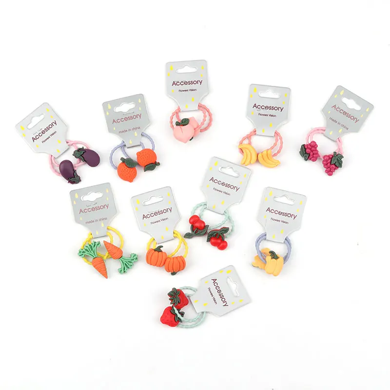 Кольцо для волос с фруктами резинки аксессуары девочек детский головной убор