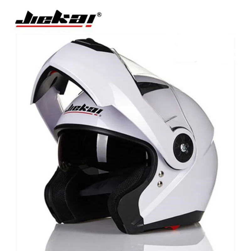 2019 Новый рыцарь защиты JIEKAI флип мотоциклетный шлем с двойным щитком открытым