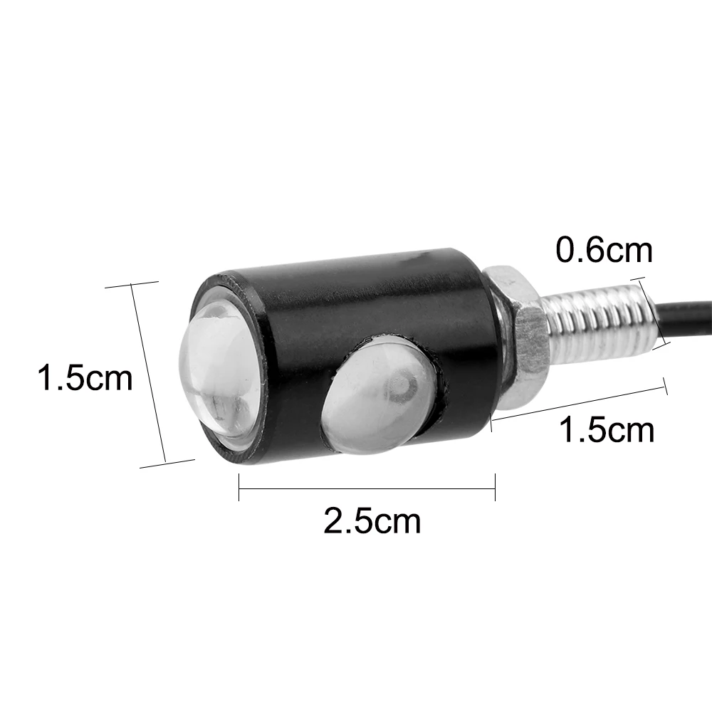 12V RGB светодиодный лампы авто сигнала поворота фара мотоцикла номерного знака