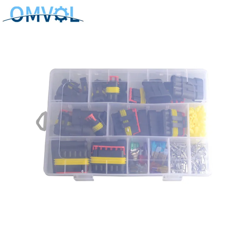 1 комплект автомобильный электрический соединитель КЛЕММА 1/2/3/4/5/6 Pin Way +