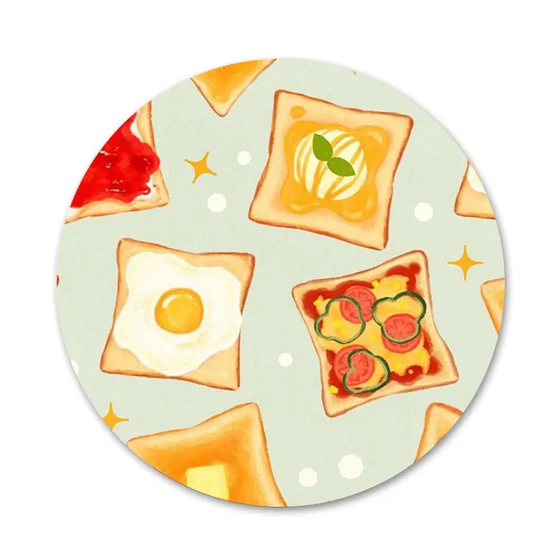 Значки для хлеба Пончика еды значки металлические украшения одежды рюкзака | Дом