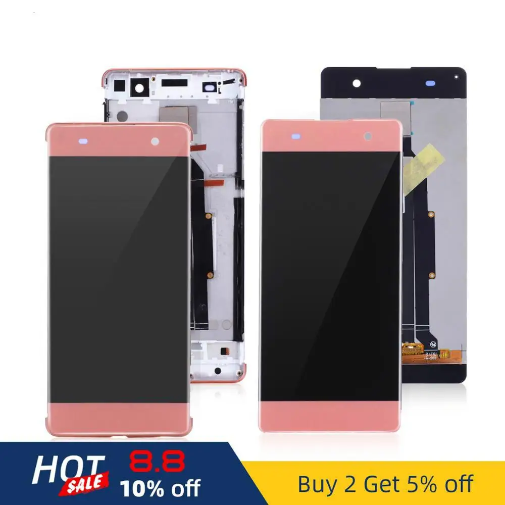 Оригинальный дисплей для Sony XA Замена сенсорного экрана Xperia Дисплей сенсорный