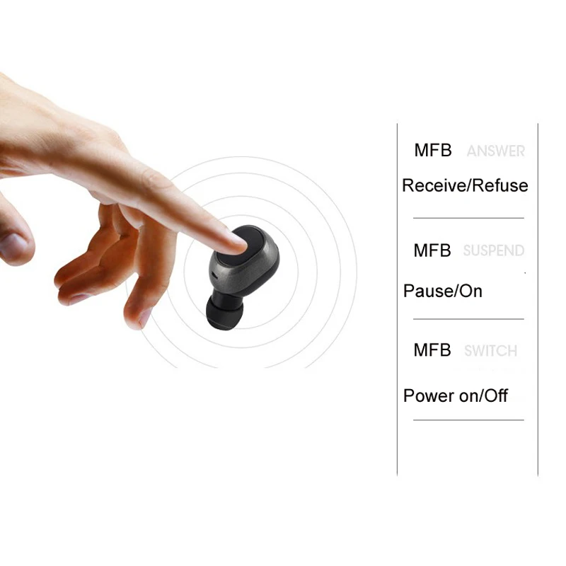 Nasin Mini10 мини гарнитура Bluetooth наушники Скрытая небольшой ток для прослушивания