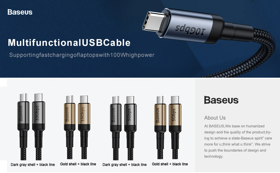 Baseus usb type C к USB C кабель для samsung S9 S8 Note 9 8 PD3.1 QC3.0 60 Вт Быстрое Зарядное устройство USB C кабель для Macbook Pro huawei P20