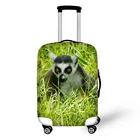 Дорожные аксессуары Monkey Lemur, Защитные чехлы для костюма, эластичный Чехол для багажа 18-32 дюйма, пылезащитный чехол, эластичный защитный чехол