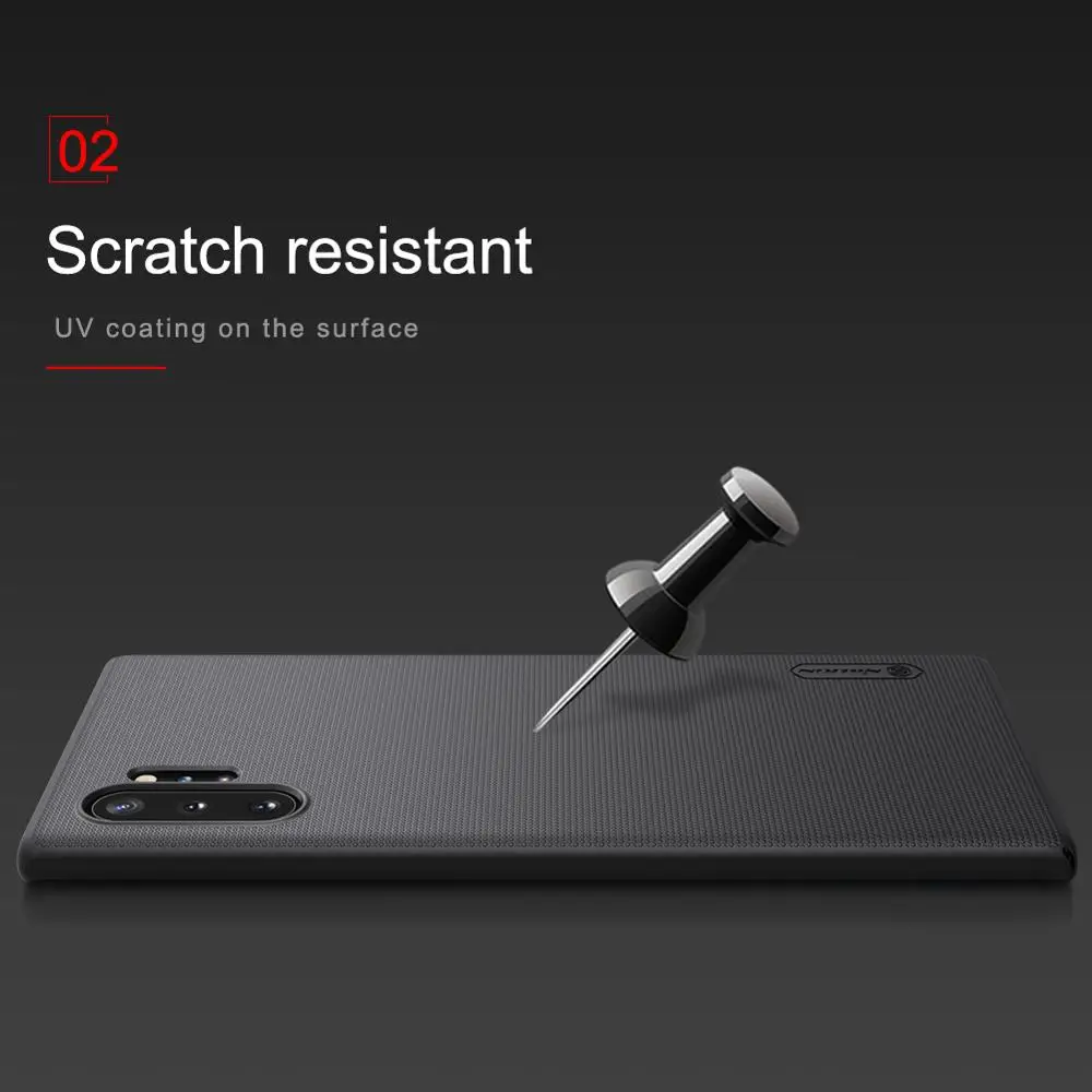 Tanie 10 Sztuk/partia Hurtownie NILLKIN Super Matowe Tarcza Matowy PC Mocno Tylna Pokrywy Skrzynka Dla Samsung Galaxy Note 10 Plus S10 Pluscase