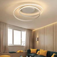 simple acrylic modern flush mount ceiling lights for living room bedroom led pendant chandeliers fixtures lighting with dimmable