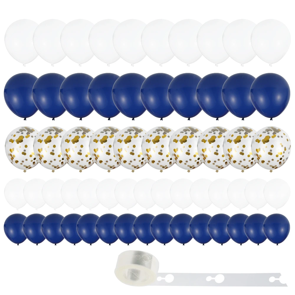 

Navy Blue White Latex Balloon Arch Garland Kit Birthday Valentine Wedding Balloons Baby Shower Birthday Ornament Party Supplies