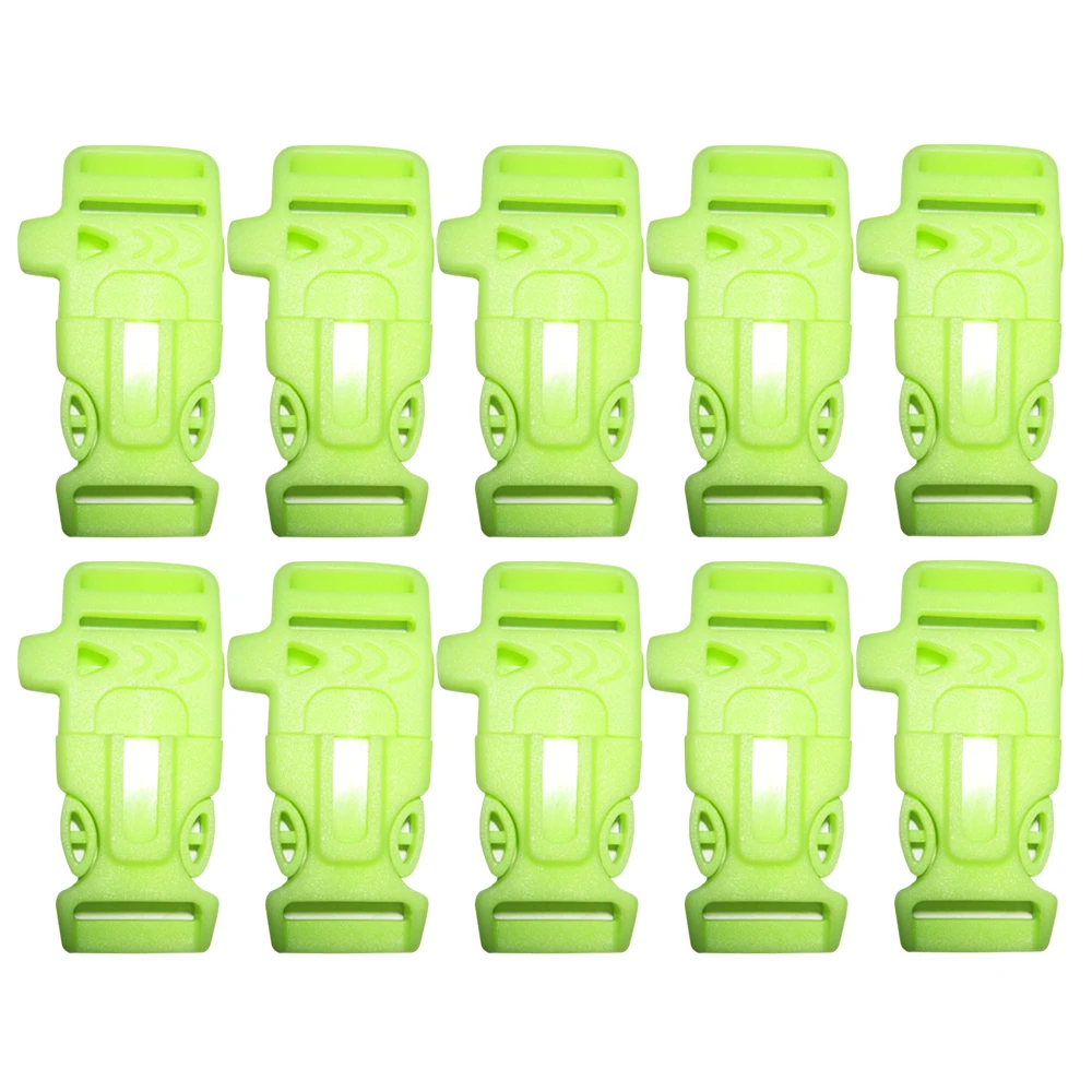10 шт. Светящиеся в темноте боковые защелки со свистком скребок для пускового огня