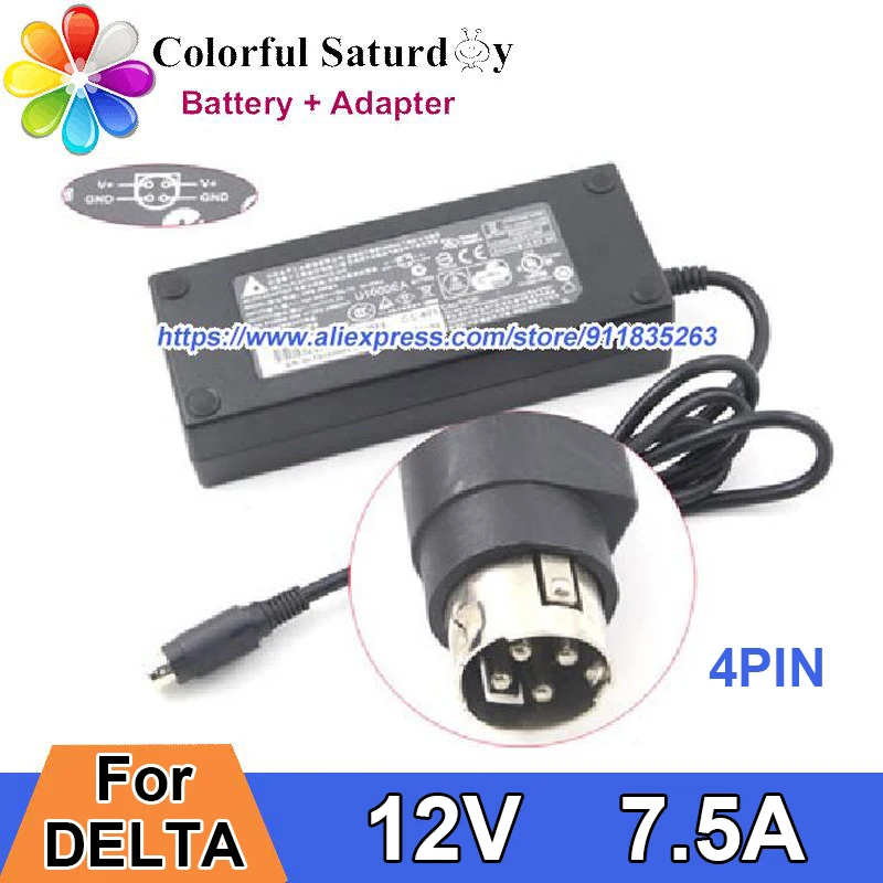 Оригинальный адаптер питания DELTA для NETGEAR READYNAS NV RND4000 источник зарядного