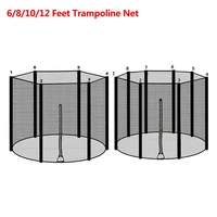 6 12ft trampoline enclosure durable safe nylon trampoline protection net for outdoor children injury prevention