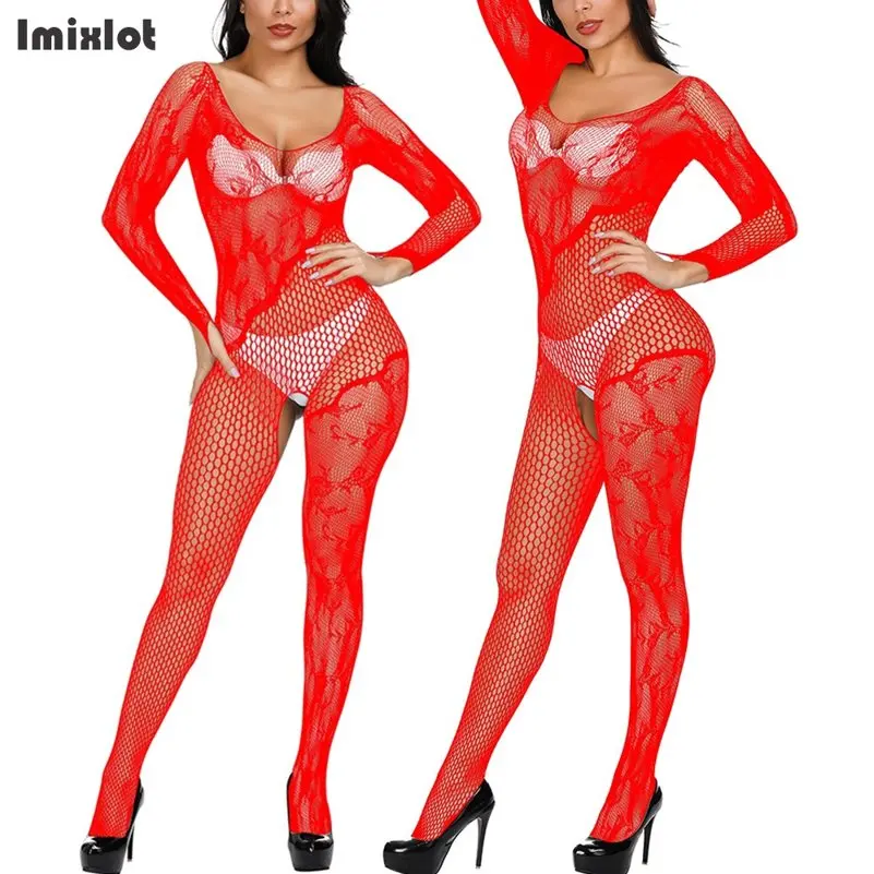 Женская сексуальная одежда прозрачные боди с открытой промежностью сексуальное