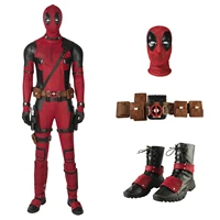 movies red soldier cosplay costume wade red battle jumpsuit masquerade carnival outfit for adult men