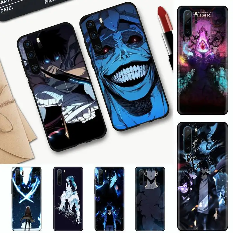 

Anime solo leveling Sung Jin woo Phone Case For Huawei honor Mate mate P 10 9X 10i 20 30 40 y7 nova 5t lite pro p smart 2019