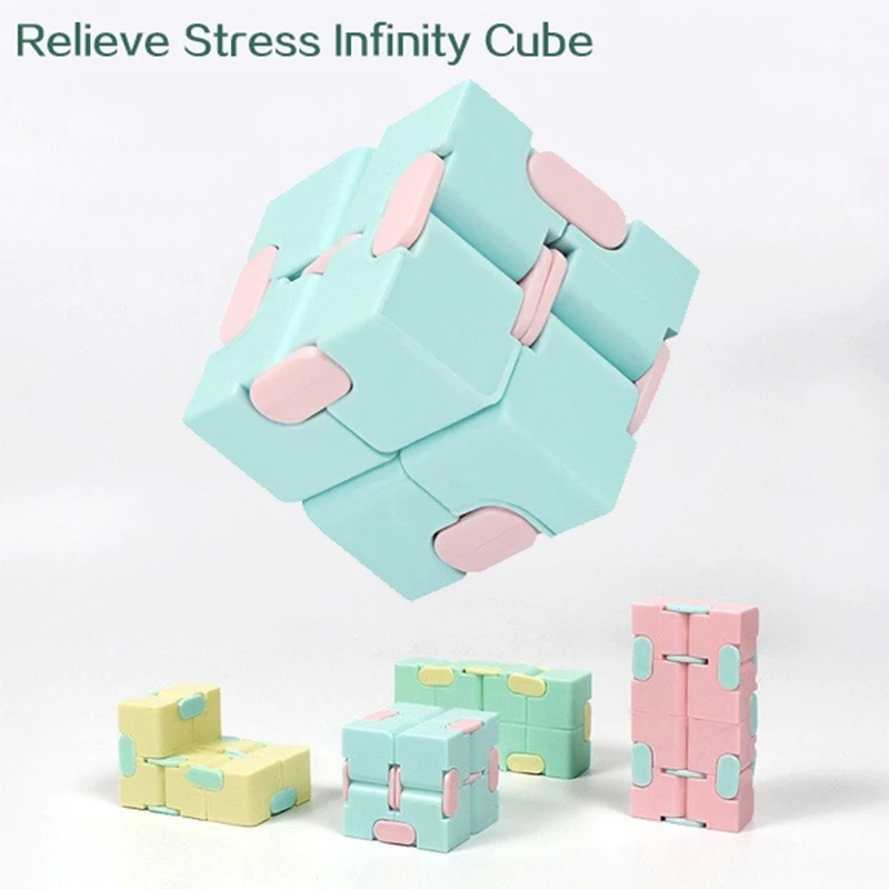 

Cstem Infinity Cube Mini Toy Finger EDC Anxiety Stress Relief Cube Blocks Children Kids Funny Toys Best Gift Toys
