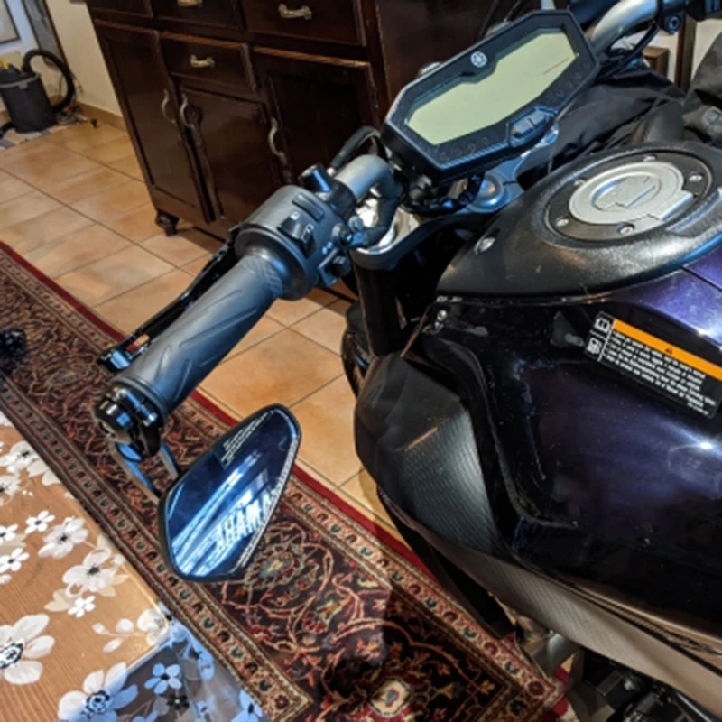 

For 2PCS/Set Motorcycle Rearview Mirror 110*50mm Handle Bar End Rearview Side Mirrors for Motorcycle Honda