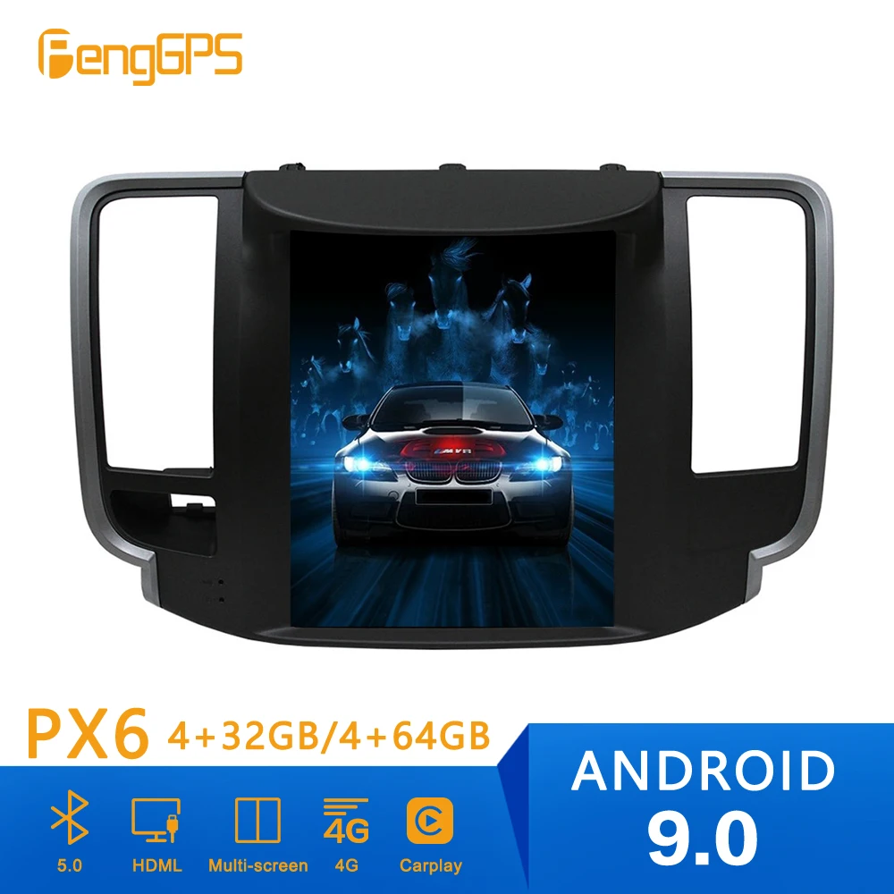 

Android 9.0 Tesla Style Car Radio Vertical Screen For NISSAN Teana 2008 - 2012 GPS Navigation Recorder Multimedia No CD Player