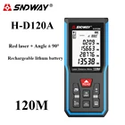 Лазер SNDWAY дальномер 40-120 м, дальномер, лазерная рулетка, дальномер, строительный измерительный прибор, цифровая линейка, инструмент для тестирования