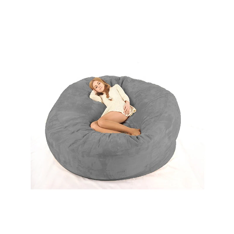 7-футовый мешочек из микрозамши с пенным наполнителем чехол для дивана кровати