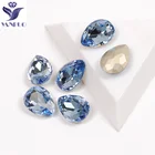 Декоративные Стразы для ногтей YANRUO, 4320, с сапфирами, алмазные, заостренные кристаллы, Необычные Стразы для 3D украшения ногтей