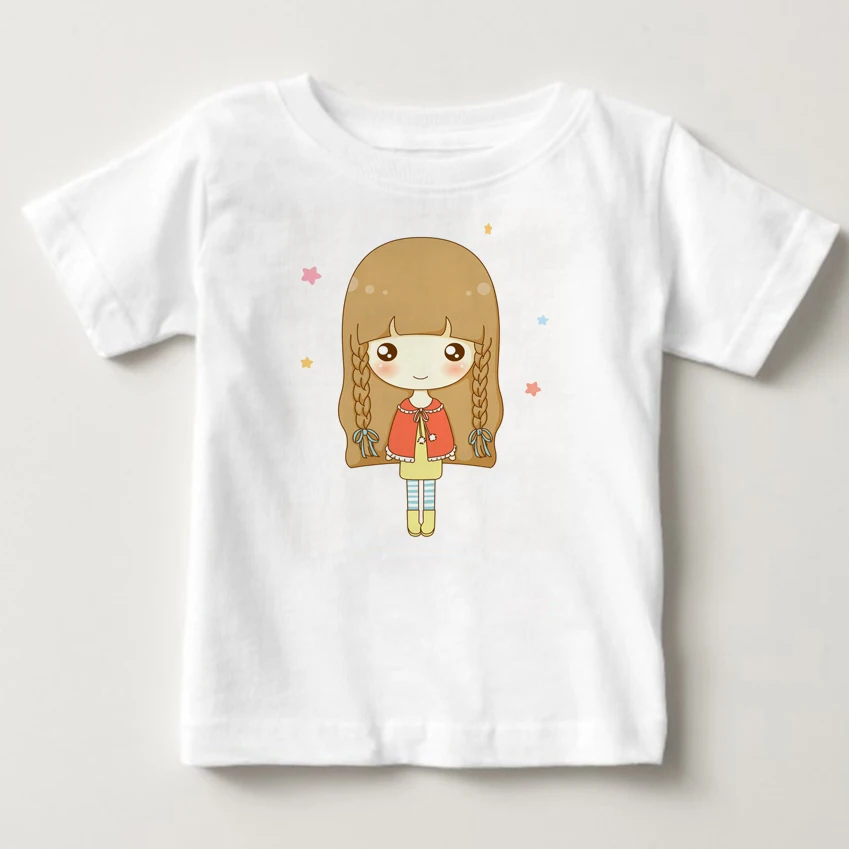 

Children's T Shirt Boys Girls T-shirt Baby Clothing Little Boy Girl Summer Shirt Cotton Tees Cartoon Clothes