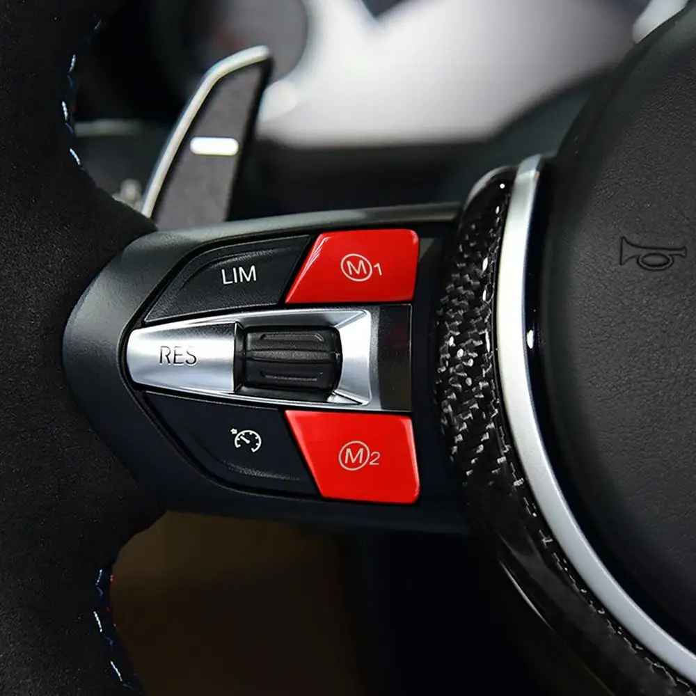 

M1M2 для BMW M3 M4 F80 F82 F83 3 серии E90 E92 M1 M2 кнопки переключения режимов красно-желтые модифицированные автомобильные внутренние аксессуары