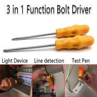 multifunctional electrical screwdriver electrical maintenance screwdriver wire breakpoint detection electric probe lighting