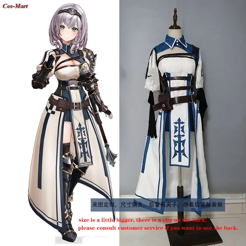 

Anime VTuber Hololive Shirogane Noel Cosplay Costume Fashion Combat Uniform Activity Party Role Play Clothing Custom-Make Any