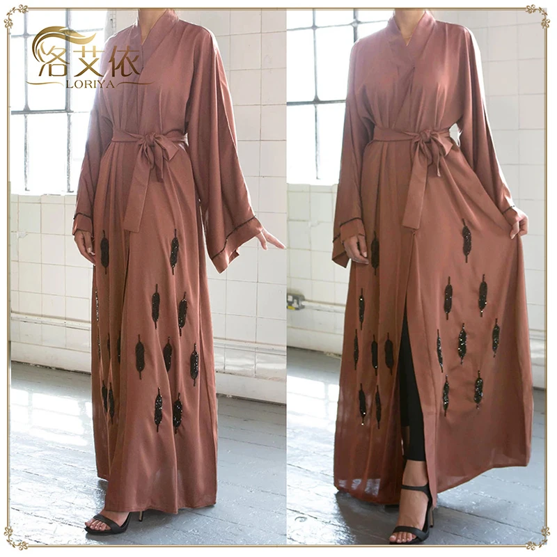 Muslim Women'S Clothes Hijab Muslim Dress Islamic Muslim Abaya Long Clothing Women Long Sleeve Baju Wanita Muslim Lsm022