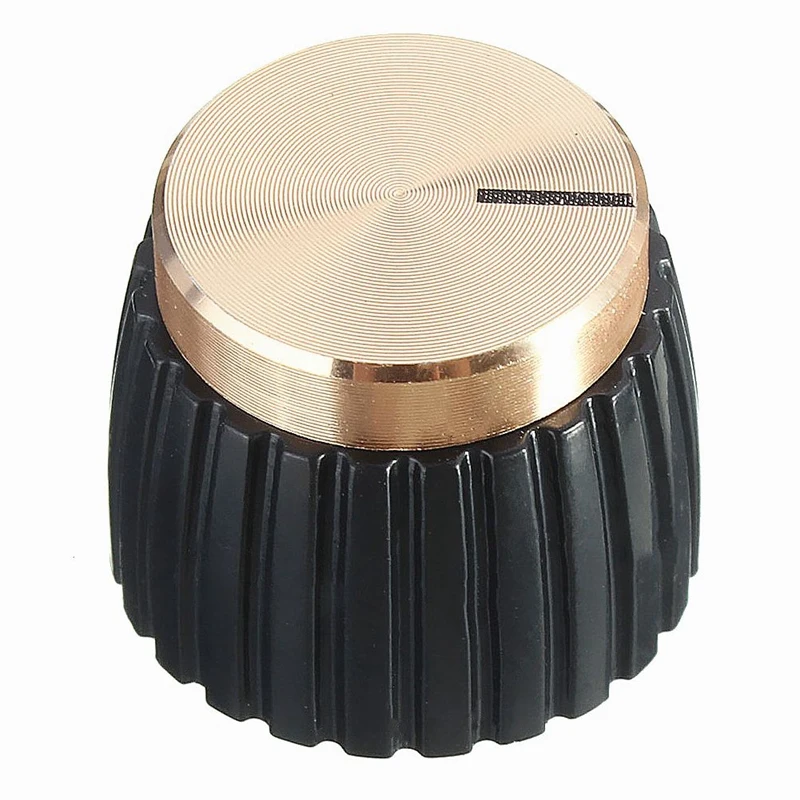 60X Guitar AMP Amplifier Knobs Push-On Black+Gold Cap For Marshall | Спорт и развлечения