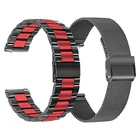 Ремешок из нержавеющей стали для Samsung Galaxy Watch 3 45 мм, сменный Браслет для смарт-часов LTE 46 мм Gear S3, 22 мм