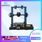 Geeetech A10M FDM 3D принтер с двойной экструдер смешанных цветов печати, интегрированная Строительная база, Break resumping, 220*220*260 мм, DIY