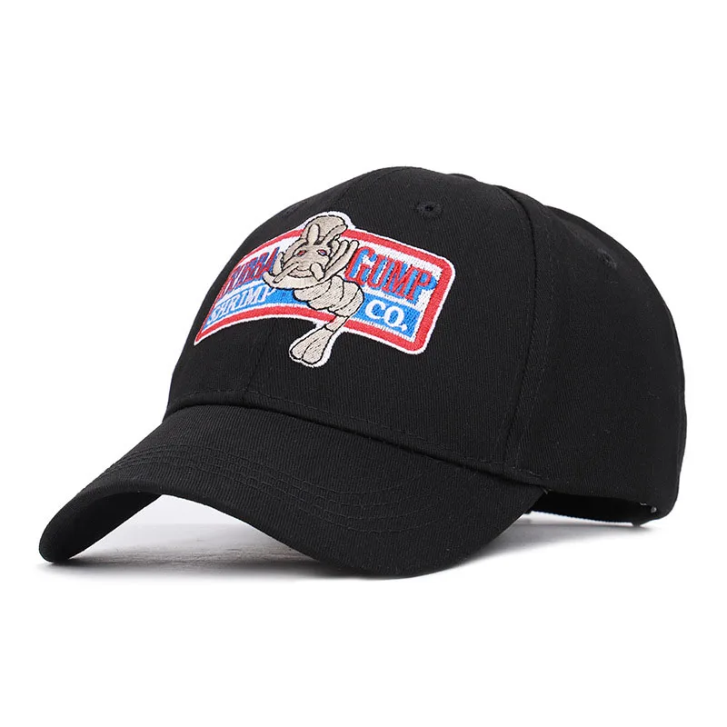 2021 летняя 1994 бейсболка BUBBA GUMP с креветочками черная шапка вышивкой Мужская кепка
