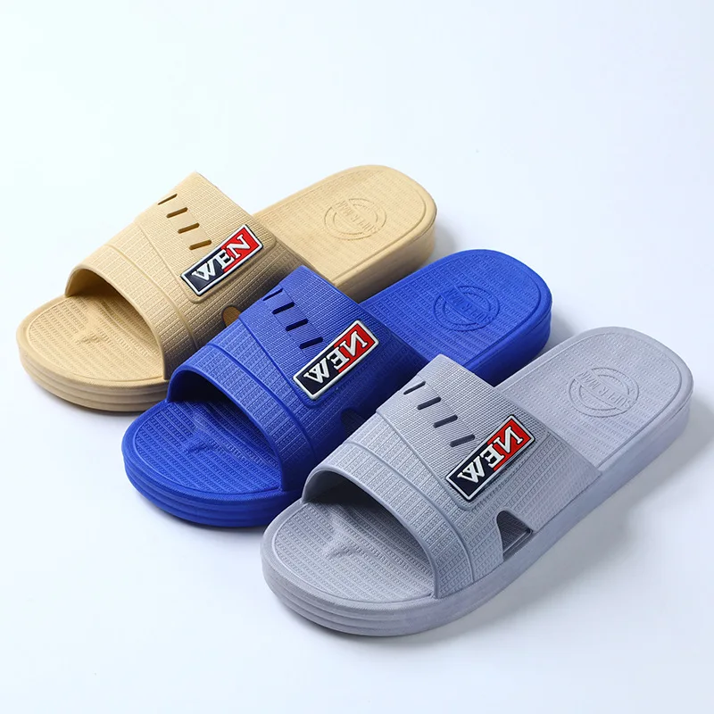 2021 Summer New Slippers Men's Thick Bottom Flat Bottom Home Indoor and Outdoor Bathroom Slippers Home Slippers Trendy Shoes