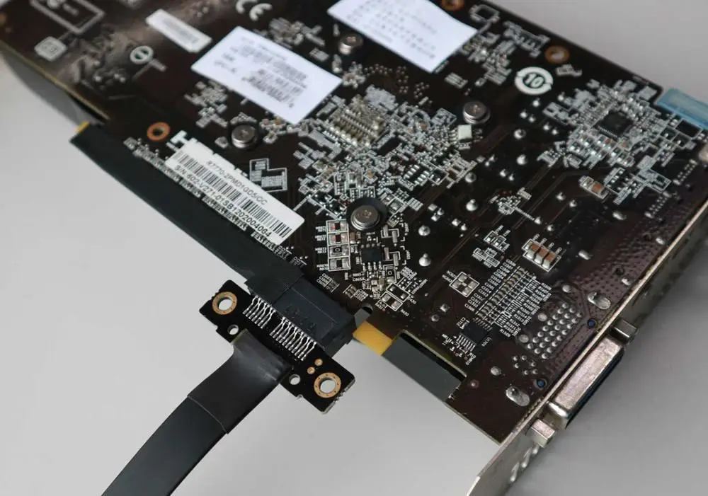 M.2 NVMe до x1 PCIe удлинительные кабели для майнинга BTC mining GPU PCI-E Удлинительный кабель M2