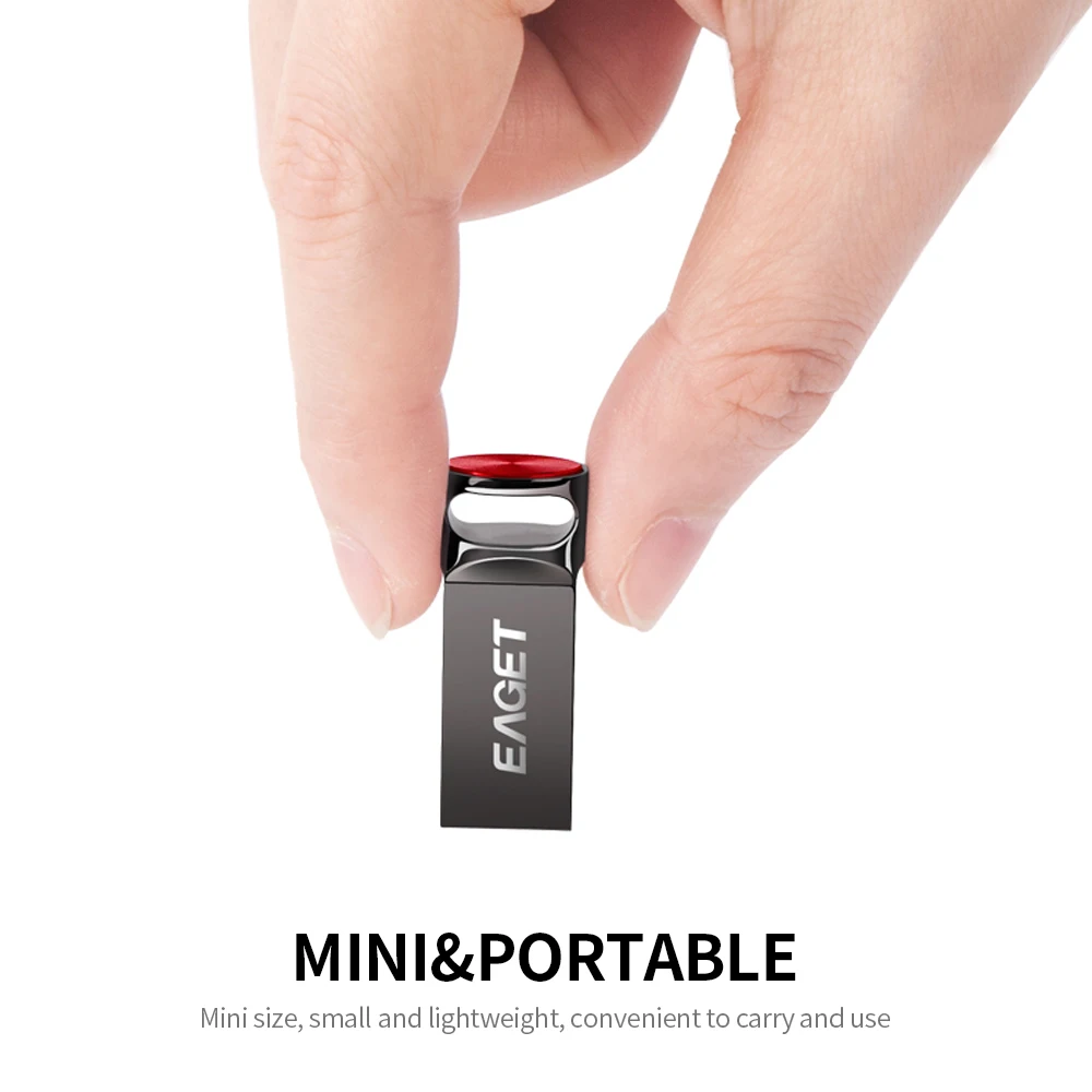 EAGET U81 USB флеш накопитель 128 Гб 64 ГБ 32 металлический u диск USB3.0 Портативный