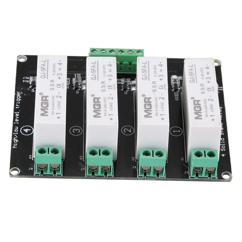 HTHL-4 Channel SSR твердотельное реле с высоким и низким триггером 5A 3-32V для Arduino UNO R3 |