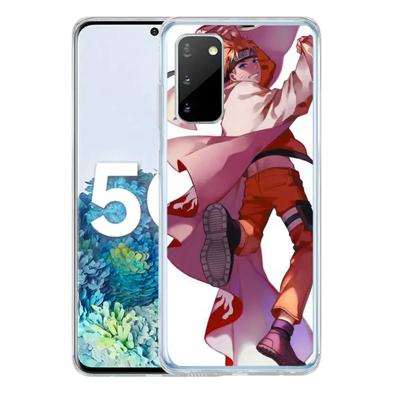 

Naruto Character close-up Phone Case For Samsung S10 S10lite 2019 S9 S9plus S8 S7 Transparent Cases