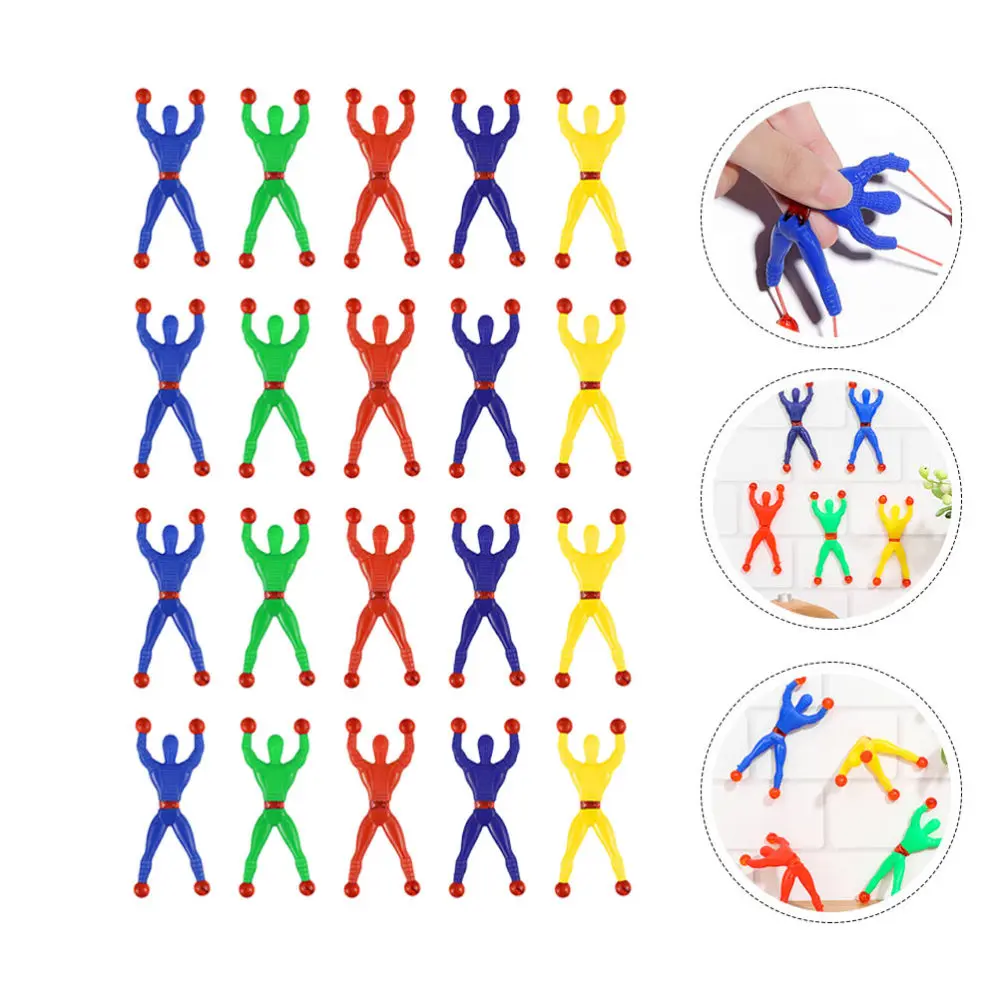 

50pcs Kid Sticky Man Toys Children Sticky Man Plaything Interactive