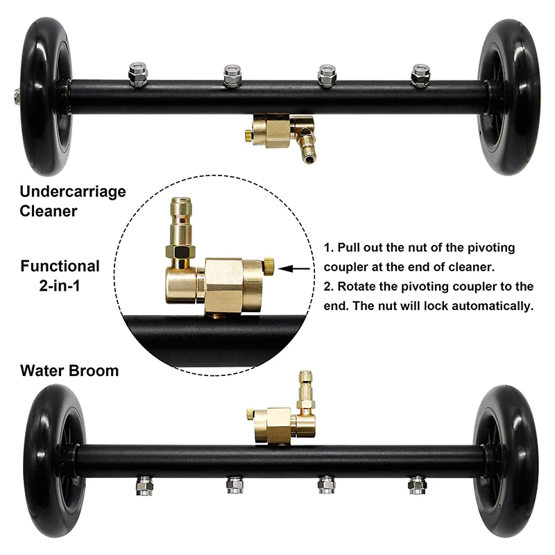 Двухфункциональный очиститель ходовой части, для мойки под давлением, 16 дюймов, мойка для мойки нижнего белья, 4000 PSI от AliExpress RU&CIS NEW