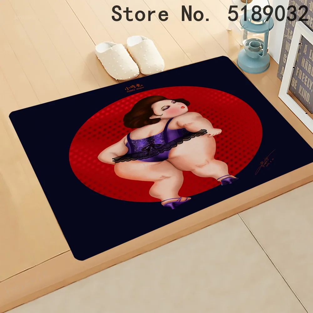 Сексуальные женские коврики для улицы 3d принт входные ванной комнаты и кухни 40x60