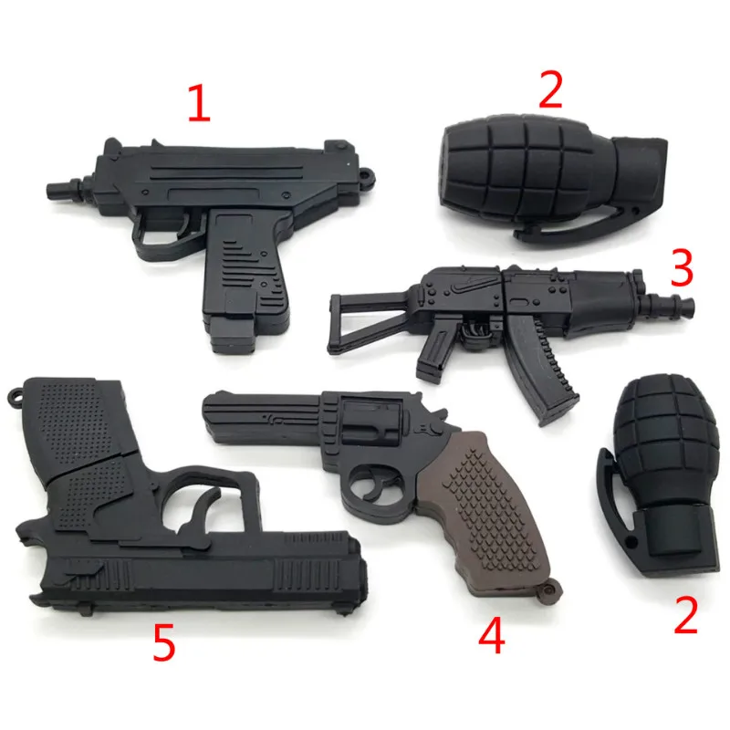 Мультяшный AK47 пистолет/граната Игрушка USB 3 0 флэш-накопитель модная Личность