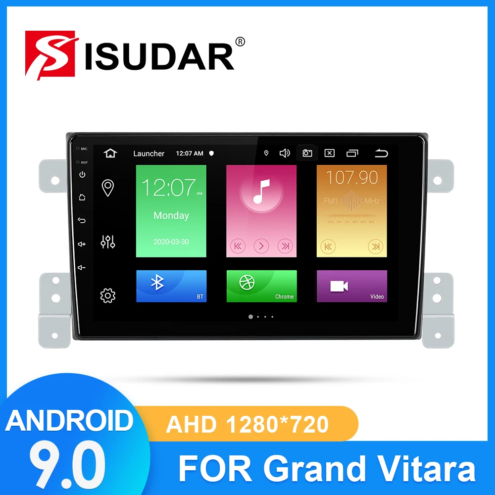 ISUDAR автомобильное радио для Grand Vitara 3 2005 2015 2 din Android 9 Авторадио Мультимедиа GPS DVR