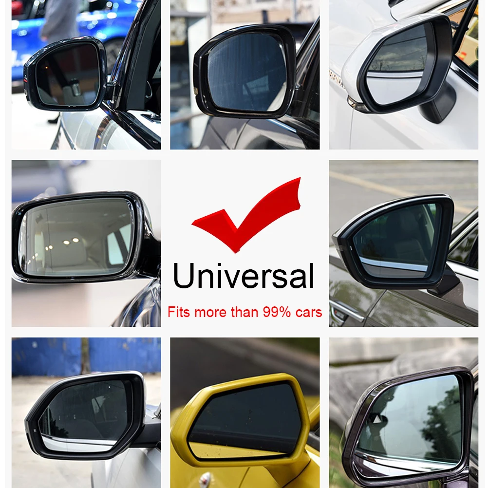 Erick в Wiper 2Pcs / Set Автомобиль Универсальный антибликовым Mist Зеркало Мягкая пленка