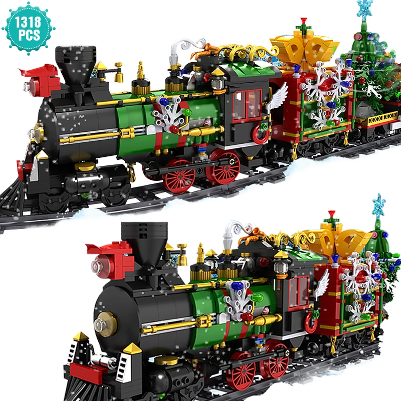Технический создатель Рождественская серия строительный блок паровой
