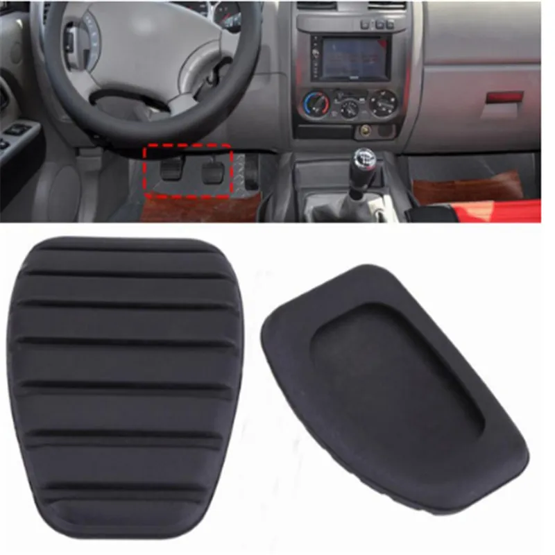 

1 PCS Car Clutch and Brake Pedal Rubber Pad Cover For Renault Megane Laguna Clio Kango Scenic CCY (Black) A30